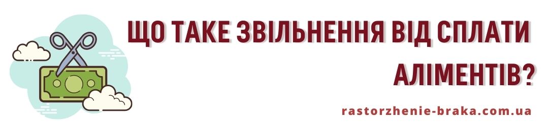 Що таке звільнення від сплати аліментів?