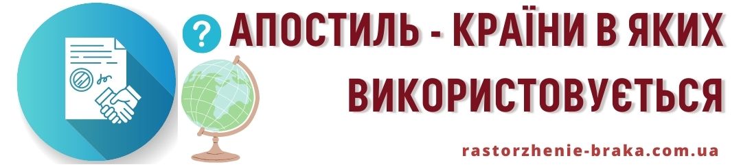 Апостиль. Країни в яких використовується Апостиль. Країни в яких використовується