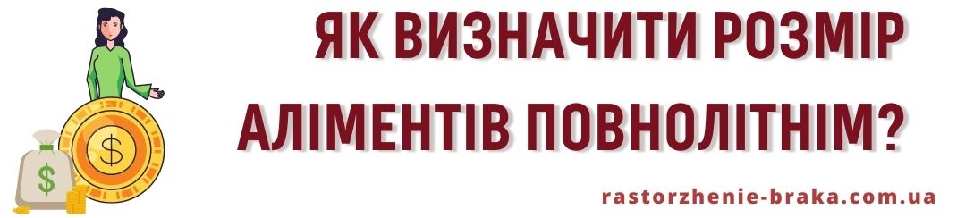 Як визначити розмір аліментів повнолітнім? Як визначити розмір аліментів повнолітнім?