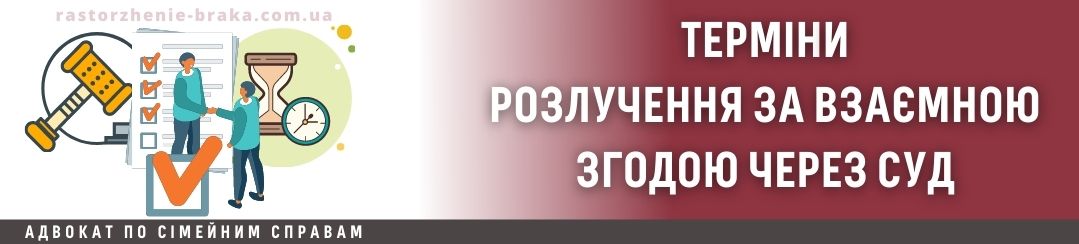 Терміни розлучення за взаємною згодою через суд Терміни розлучення за взаємною згодою через суд