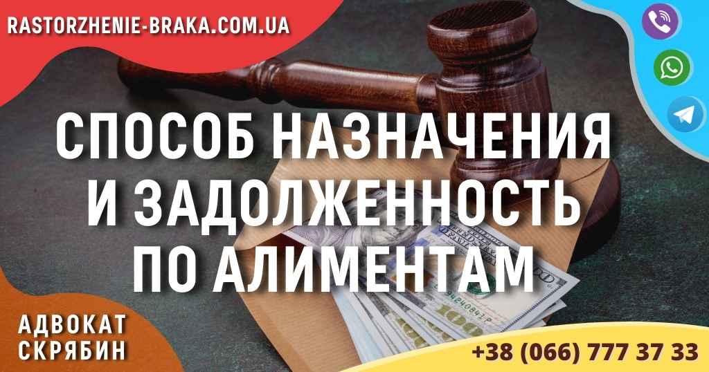 Способ назначения и задолженность по алиментам Способ назначения и задолженность по алиментам